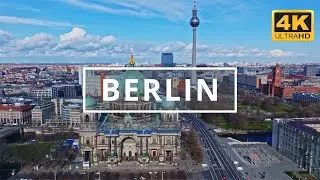 Berlin, Germany 🇩🇪 | 4K Drone Footage (With Subtitles)
