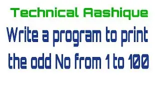 4.write a program to print the odd number from 1 to 100 in pl/sql