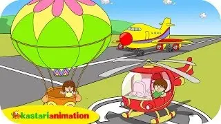 Kutahu Nama Kendaraan (balon udara, helikopter, pesawat terbang) - Kastari Animation Official