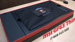 MSI GF63 9SCXR LAPTOP UNBOXING | MSI GF63 i7 | BEST LAPTOP FOR GAMING