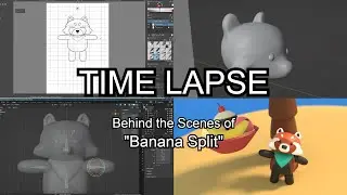 Behind the Scenes Time Lapse - Banana Split (Read Description)