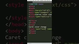 css tricks caret color change #short #csstrick #css #html