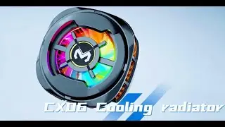 Phone Ice Cooler for Gaming Magnetic CX06 Clamp RGB iPhone Android MagSafe Compatible