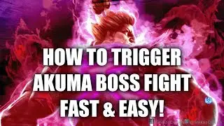 TEKKEN 7 | How To Trigger AKUMA Boss Fight FAST & EASY to Unlock "The Prosperous Inevitably Decline"