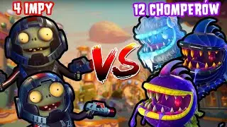 Czy IMPY POKONAJĄ CAŁE Lobby CHOMPERÓW? l Plants vs Zombies Garden Warfare 2