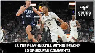 The San Antonio Spurs remain at arm's length for the NBA Play-In