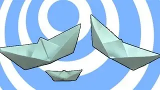 Easy Origami Boat instructions