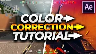 How to COLOR CORRECT Valorant Clips for Montages/Edits! NO PLUGINS (After Effects CC Tutorial)