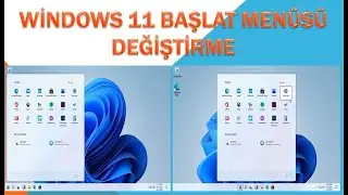 Windows 11’de Başlat simgesini sola alma işlemi