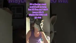 I have 2 new masks I’m gonna show u soon :3 #relatable #therian #antizoo #theriangear #therianpride