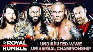 FULL MATCH Roman Reigns vs AJ Atyles vs LA Knight vs Randy Orton Royal Rumble 2024 | WWE 2K23