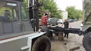 Ставим мотор , Хаммер Газ66