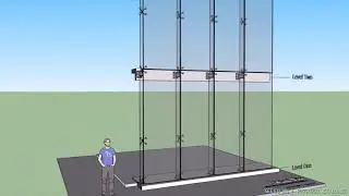 Construction Sequence of Spider Glazing Curtain Wall