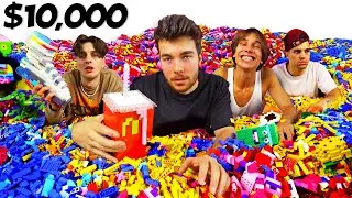 Last To Stop Building Legos Gets $10,000 - Challenge
