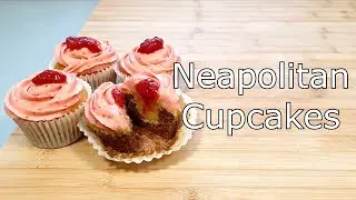 How to make Neapolitan Cupcakes