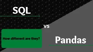 Pandas(Python) for SQL Developers - Data Science