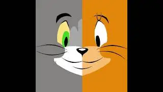 Tom and Jerry drawing in Python turtle graphics