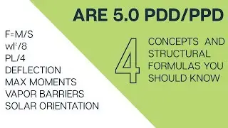 ARE 5.0 PDD/PPD Formulas and Concepts