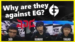 JDG are confused by NA Crowd in Mic Check 