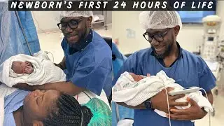 FIRST 24HOURS WITH A NEWBORN BABY AFTER C SECTION | WHAT TO EXPECT AFTER C-SECTION DELIVERY #baby