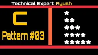 Star Pattern Programs In C | Star Pattern | Pattern Printing | Print Pattern  | Technical Dreams #03