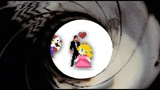 Super Mario meets JAMES BOND (animation)