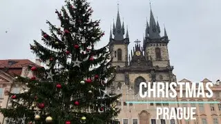 Christmas Prague 2022 Прогулка по городу , Староместская площадь, Карлов мост (Czech Republic)