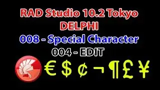 Rad Studio Delphi 004 Edit - 008 Special Character CHR()