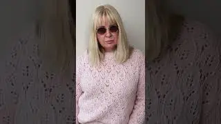 Ажурный,джемпер на весну 
