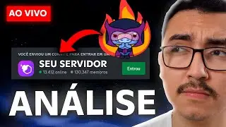 ANALISANDO SERVIDORES DOS INSCRITOS e Tirando Dúvidas!🔴 AO VIVO