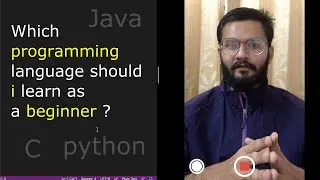 Which programming language should i learn as a beginner ? (In English)