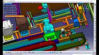 Single robot double fixture arc welding workstation in CATIA