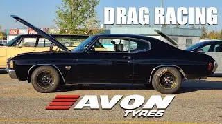 Drag Racing in FULL road course setup - How good are the AVON tires?