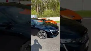 Угарный заезд )) Ламбаргуни  против пыжика 🤣 #Peugeot #Lamborghini