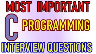C programming Interview questions and answers | c programming interview |  Interview questions of C