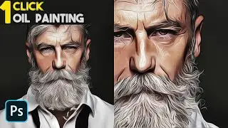 Oil Paint in Just 1 Click | Photoshop Tutorial | Satisfied Official