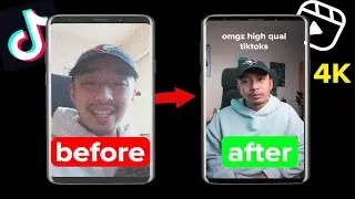 how I create HIGH QUALITY TikTok videos (Using 4K video?!)