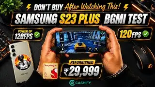 Samsung s23 plus Bgmi Test 🤯 120Fps 