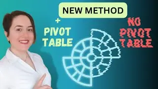 New trick to connect any chart to a pivot table + awesome dynamic sunburst chart in Microsoft 365