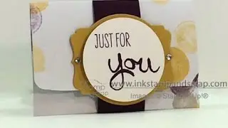 Make a DIY Gift Card Holder from Stampin Up Paper