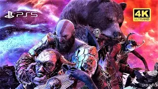 God of War Ragnarok ( Valkyries BOSS FIGHT ) 4K 6PFPS PS5
