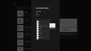 Learning Notion? Check out my channel for step by step tutorials. 