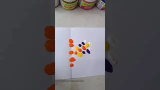 Creative Acrylic painting 😍💕 #shorts #bmartcreations #youtubeshorts #creativeart #art #painting #art