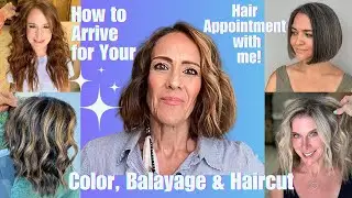 How to Arrive for your Color or Cut appointment !