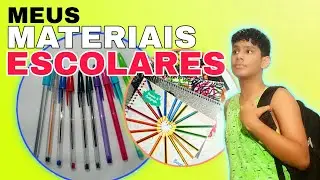 Meus Materiais Escolares 2022 #viral #explore #voltasasaulas #escola #aula #viralvideo