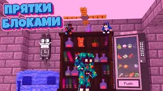 ГДЕ ЖЕ МЫ СПРЯТАЛИСЬ!? МАЙНКРАФТ ПРЯТКИ БЛОКАМИ
