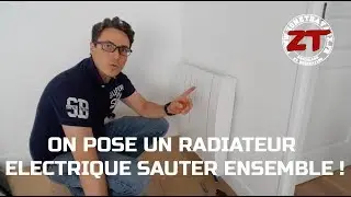 ZT : Pose d'un radiateur électrique SAUTER