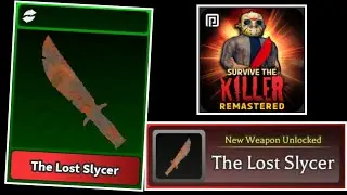 How to Get The Lost Slycer (Rare Knife) in SURVIVE THE KILLER ROBLOX