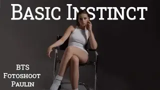 One Light Setup in Basic Instinct Style - Behind the Scenes Photoshoot