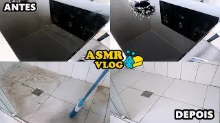 ASMR clean ✨ LIMPEZA PESADA NO APTO PÓS OBRA 🪣🫧